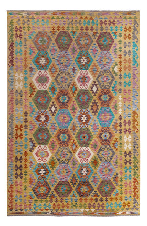 Tappeto Kelim - Splash - 306 x 208 cm - multicolore