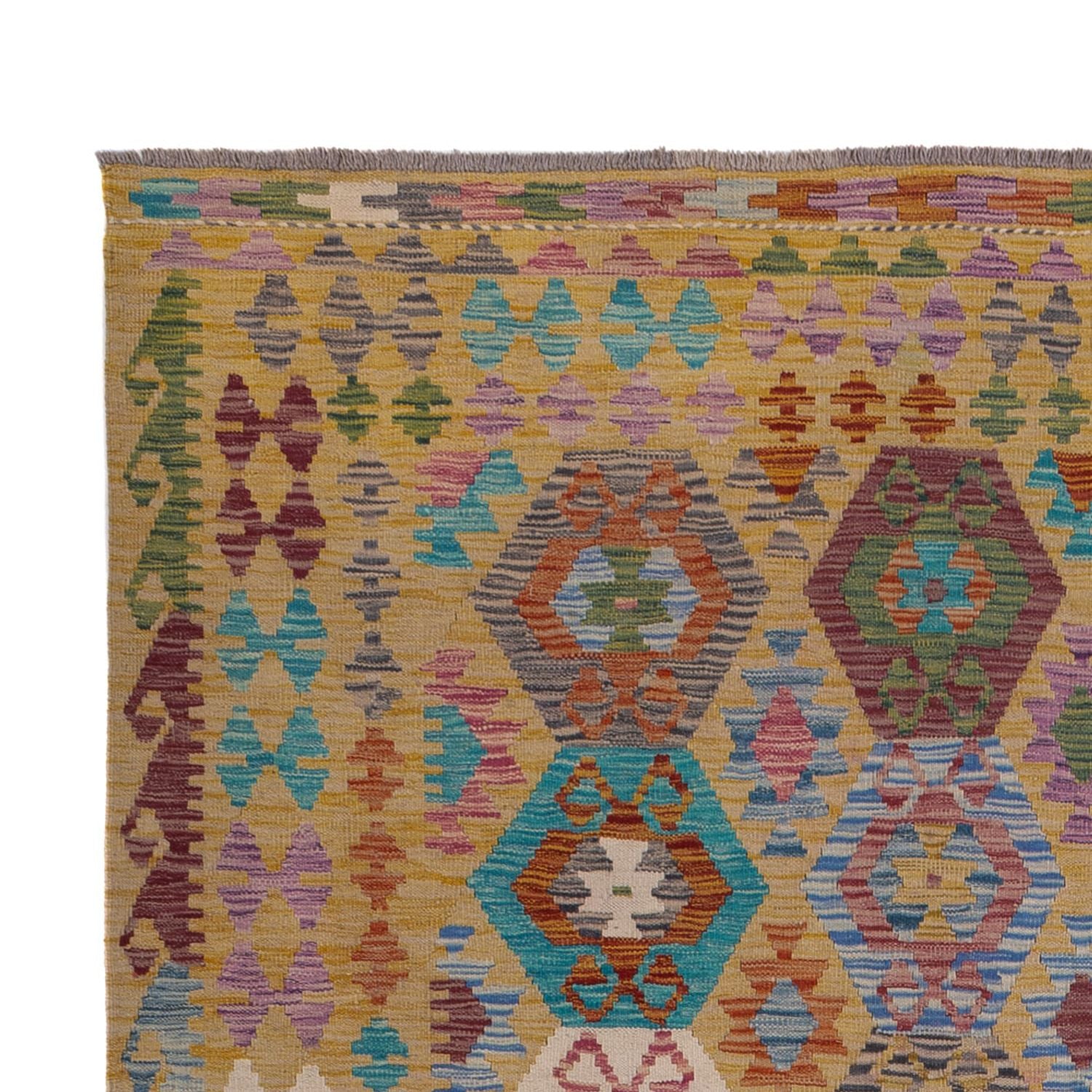 Tappeto Kelim - Splash - 306 x 208 cm - multicolore