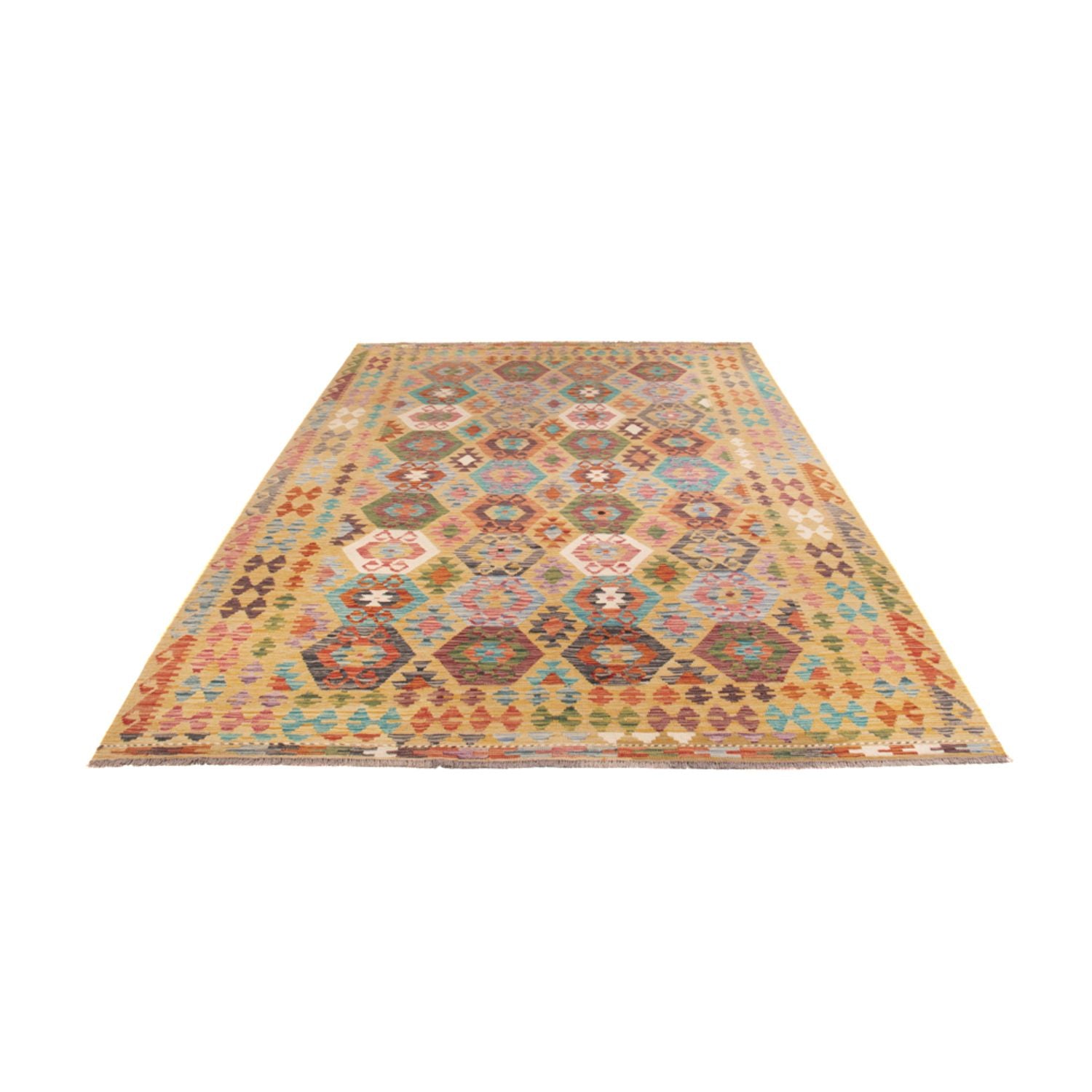 Tappeto Kelim - Splash - 306 x 208 cm - multicolore