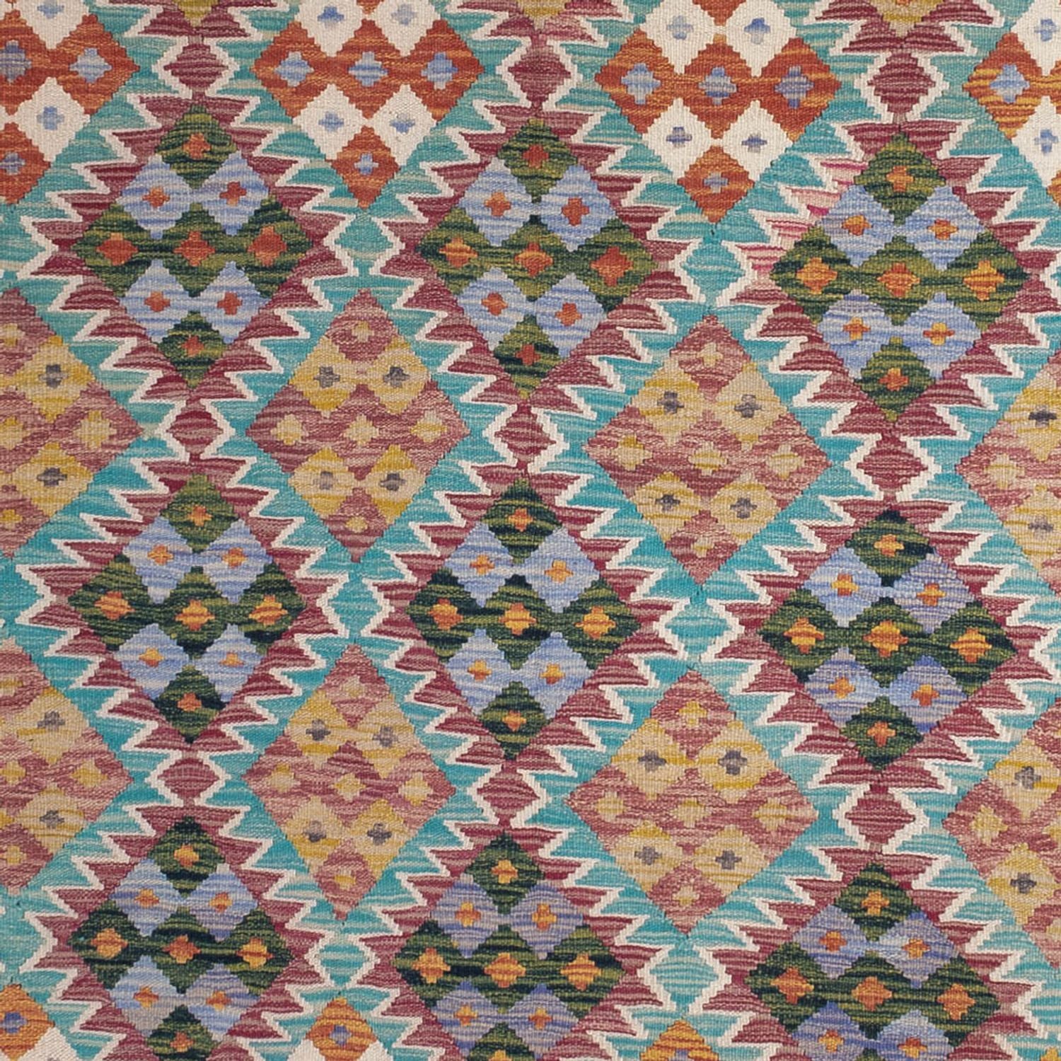 Tappeto Kelim - Splash - 285 x 195 cm - multicolore