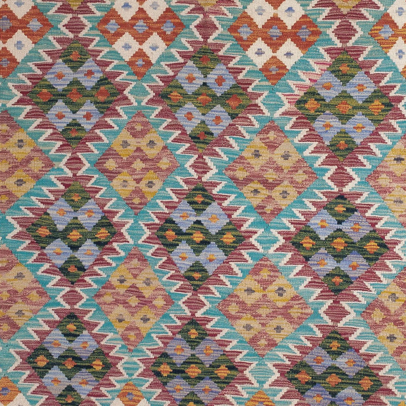 Tappeto Kelim - Splash - 285 x 195 cm - multicolore