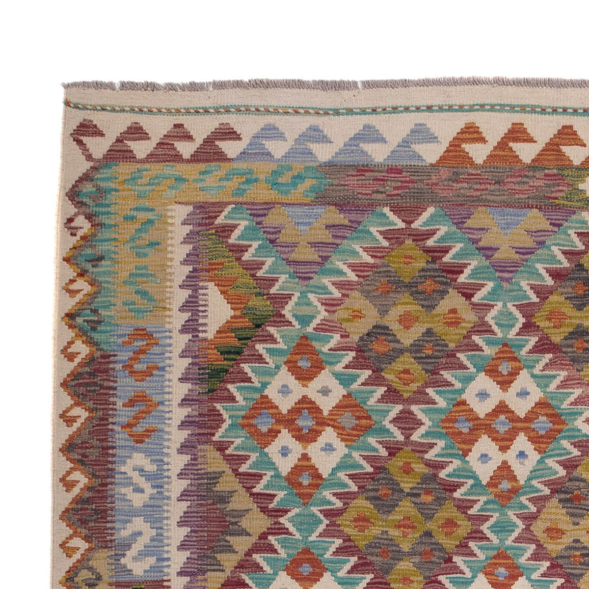 Tappeto Kelim - Splash - 285 x 195 cm - multicolore