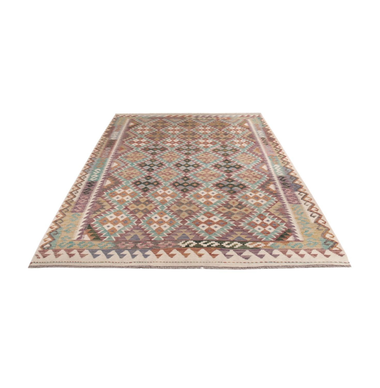 Tappeto Kelim - Splash - 285 x 195 cm - multicolore
