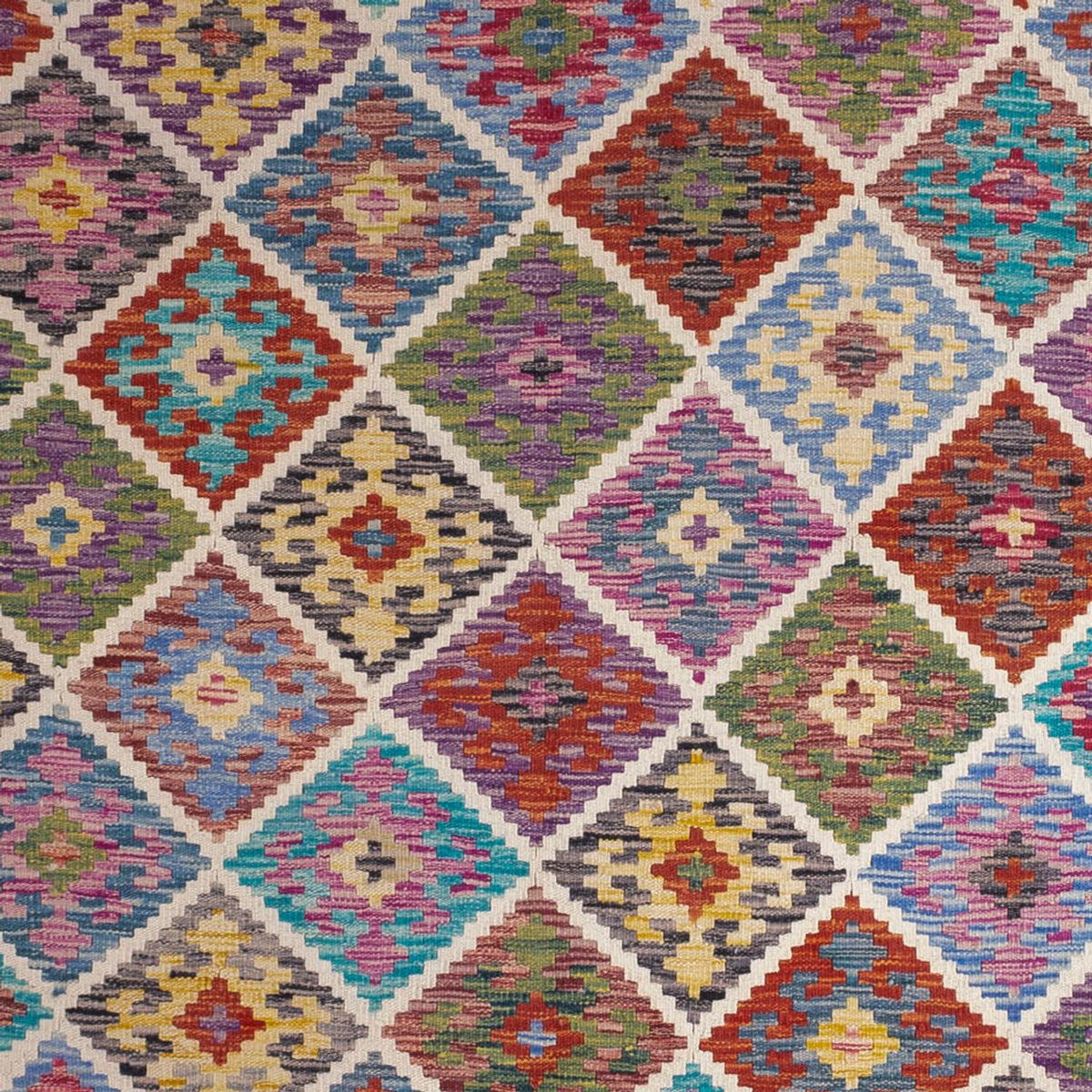 Tappeto Kelim - Splash - 285 x 206 cm - multicolore