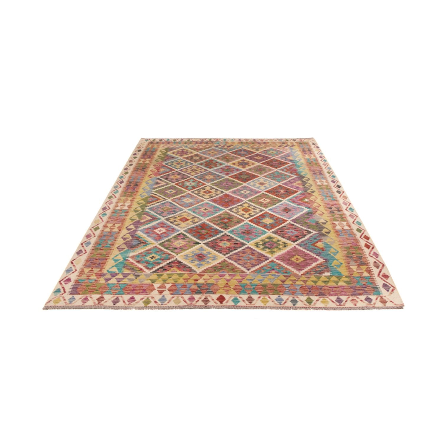 Tappeto Kelim - Splash - 285 x 206 cm - multicolore
