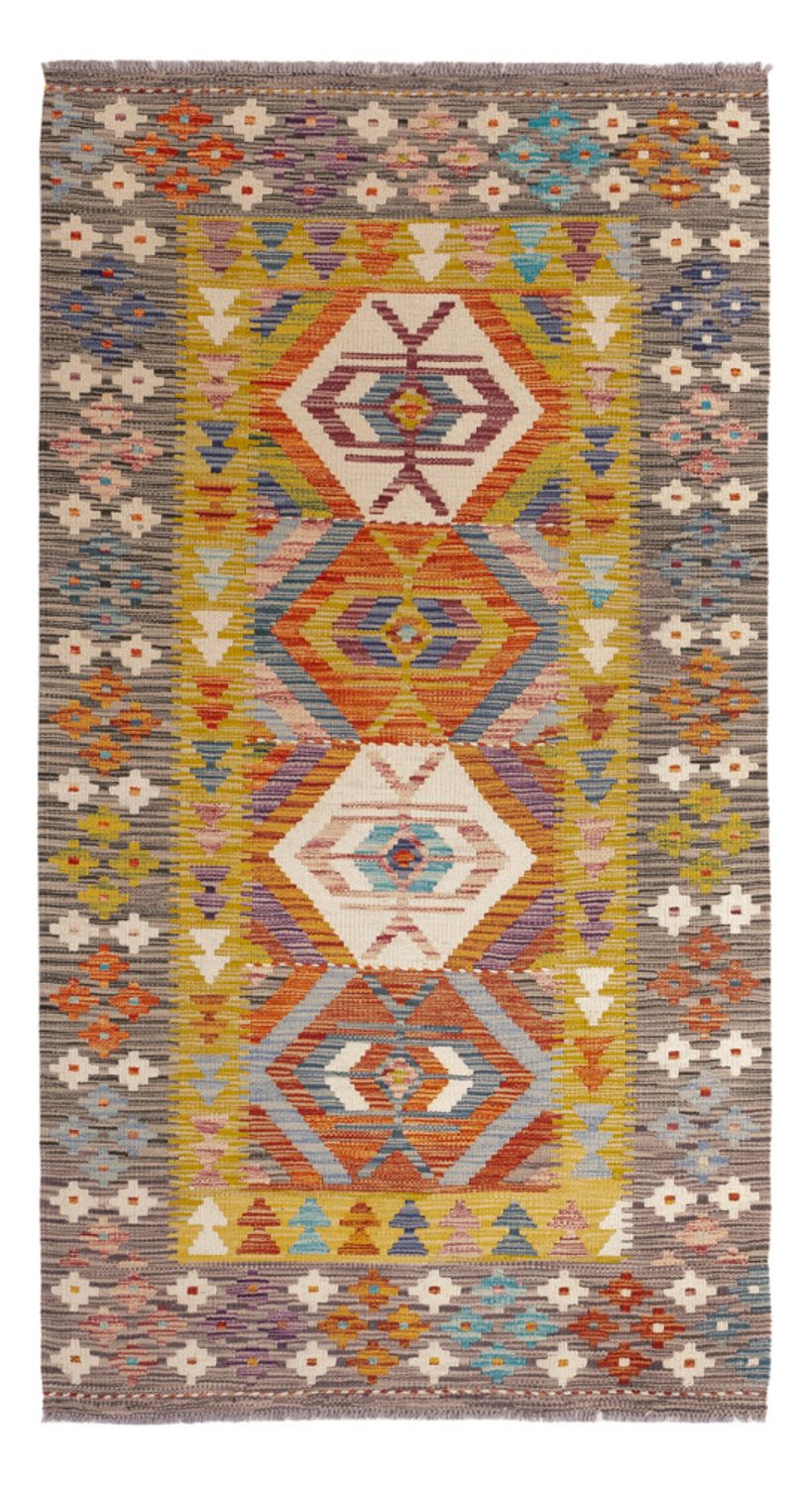 Tappeto corsia Tappeto Kelim - Splash - 192 x 101 cm - multicolore