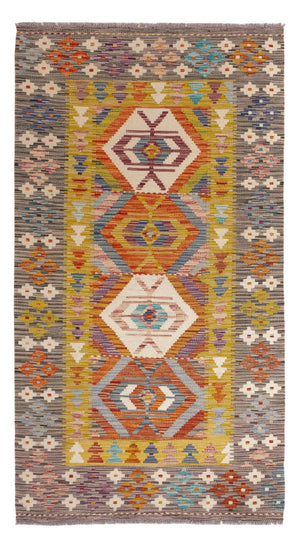 Tappeto corsia Tappeto Kelim - Splash - 192 x 101 cm - multicolore