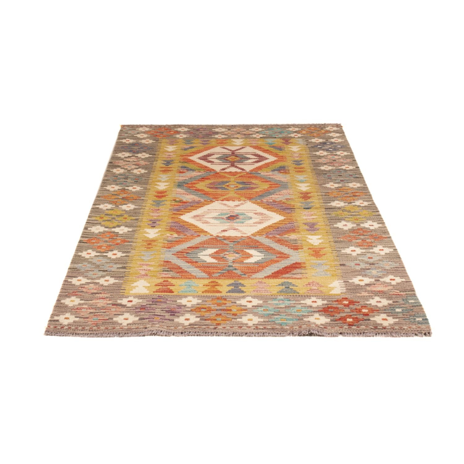 Tappeto corsia Tappeto Kelim - Splash - 192 x 101 cm - multicolore