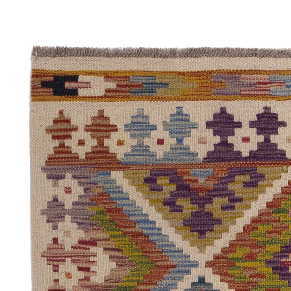 Tappeto corsia Tappeto Kelim - Splash - 195 x 95 cm - multicolore