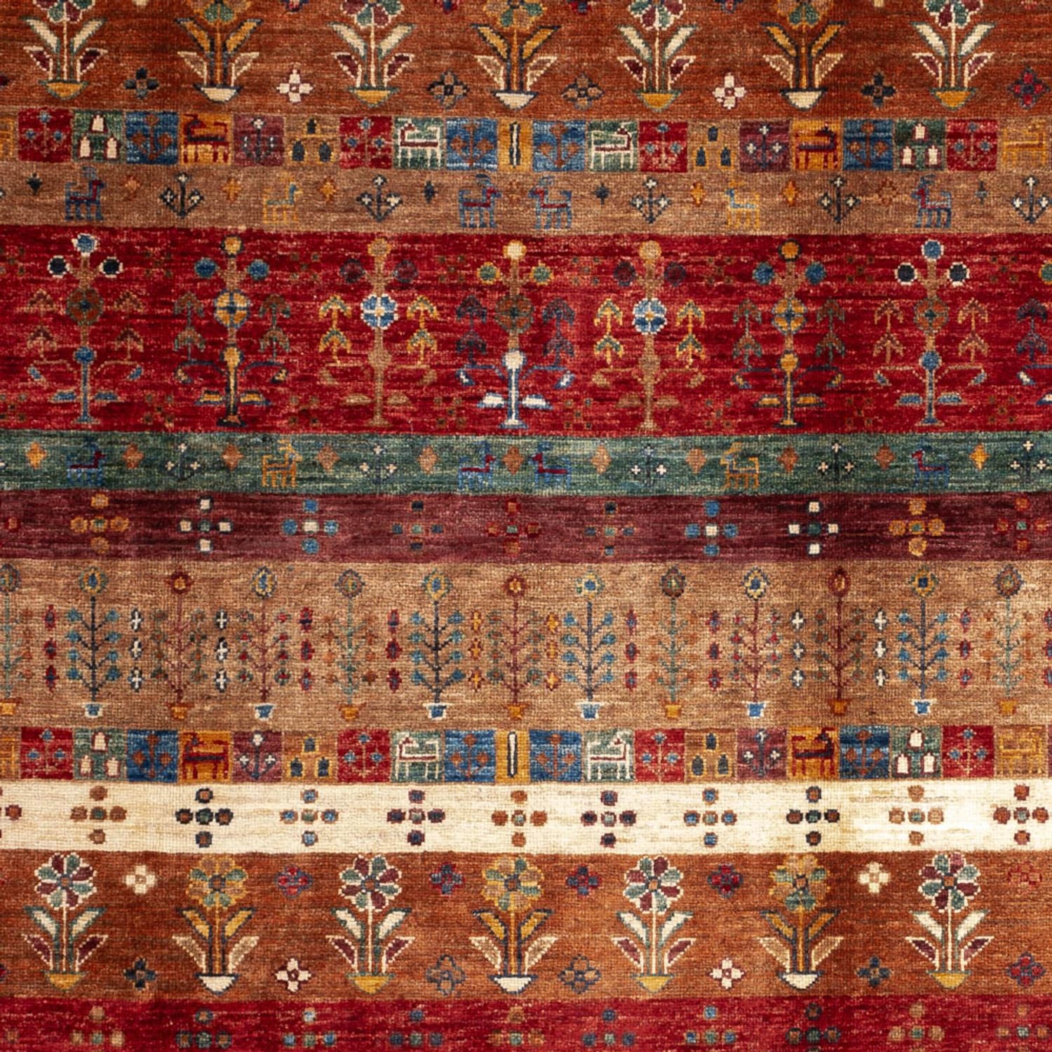 Tappeto Gabbeh - Loribaft Persero - 250 x 173 cm - multicolore