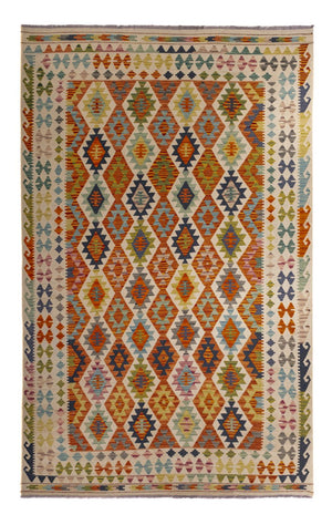 Tappeto Kelim - Splash - 298 x 210 cm - multicolore