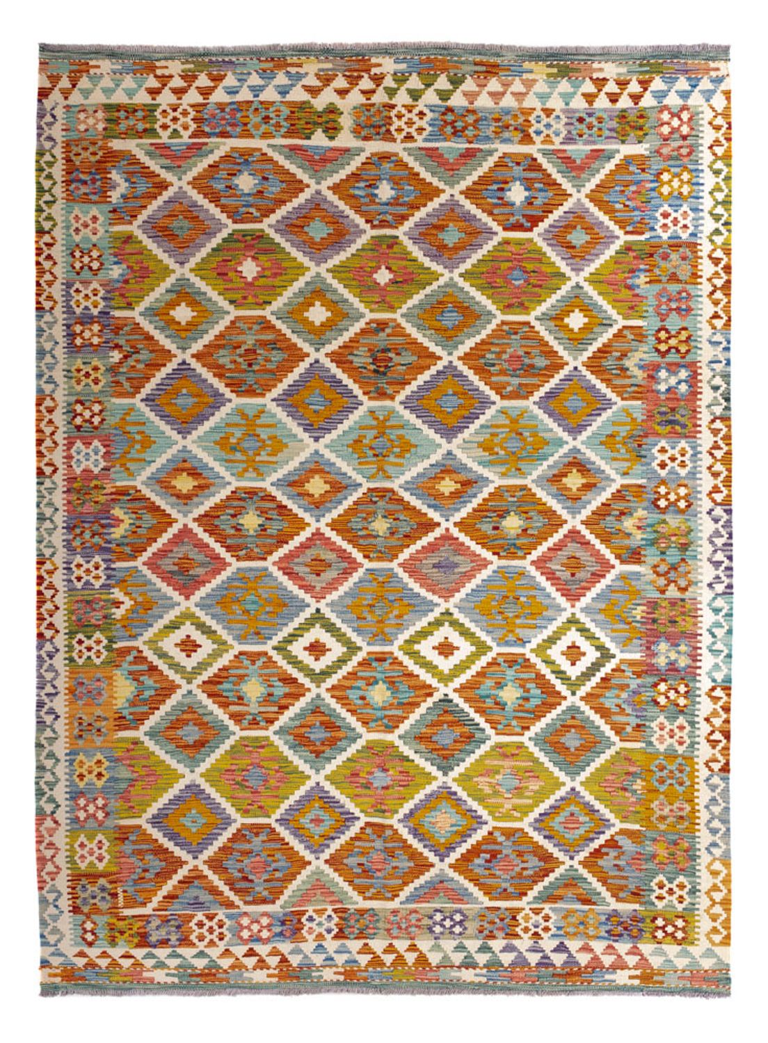 Tappeto Kelim - Splash - 238 x 178 cm - multicolore