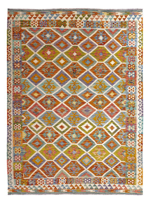 Tappeto Kelim - Splash - 238 x 178 cm - multicolore