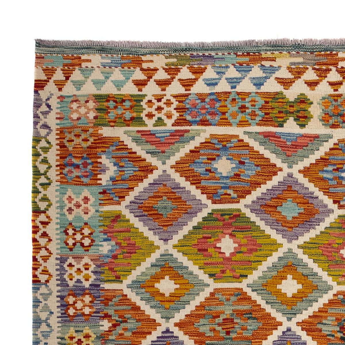 Tappeto Kelim - Splash - 238 x 178 cm - multicolore
