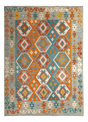 Tappeto Kelim - Splash - 248 x 178 cm - multicolore