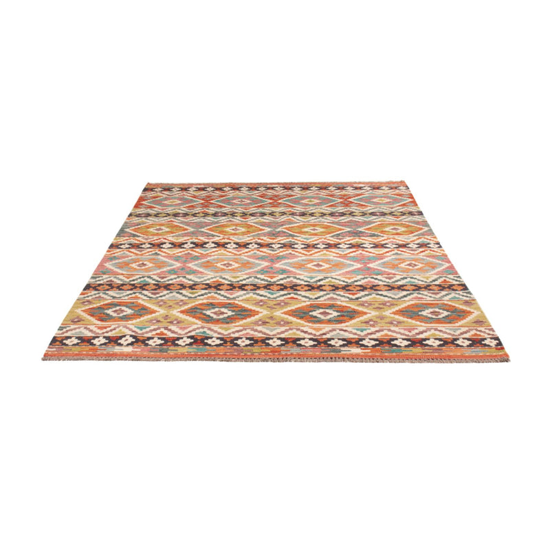Tappeto Kelim - Splash - 197 x 154 cm - multicolore