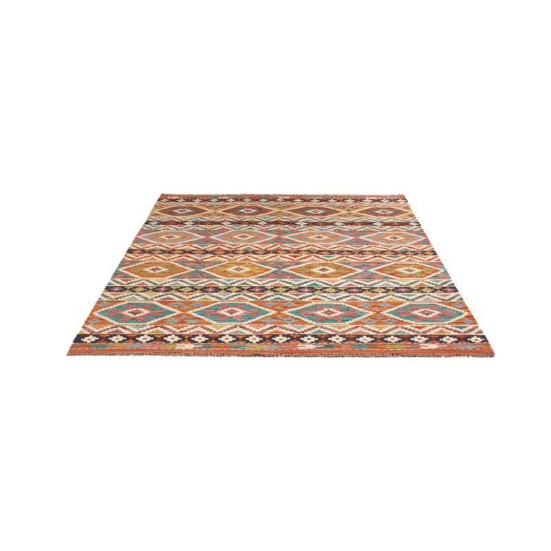 Tappeto Kelim - Splash - 198 x 152 cm - multicolore