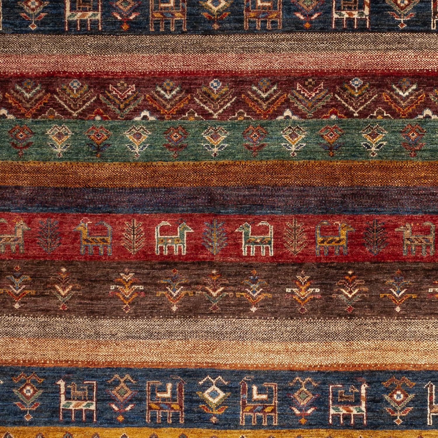 Tappeto Gabbeh - Loribaft Persero - 244 x 176 cm - multicolore