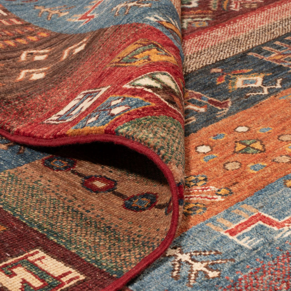 Tappeto Gabbeh - Loribaft Persero - 244 x 176 cm - multicolore