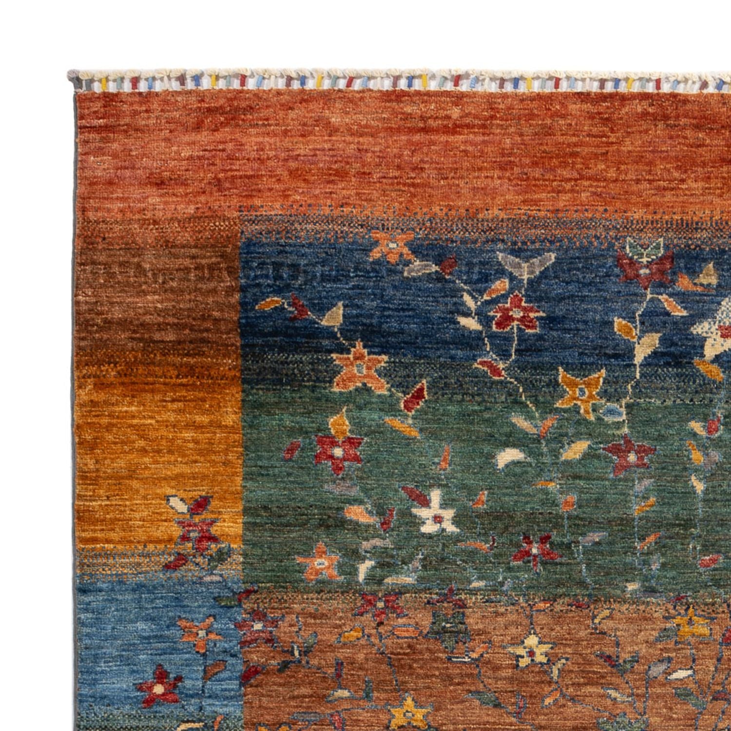 Tappeto Gabbeh - Loribaft Persero - 193 x 158 cm - multicolore