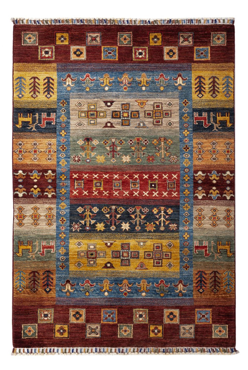 Tappeto Gabbeh - Loribaft Persero - 148 x 105 cm - multicolore