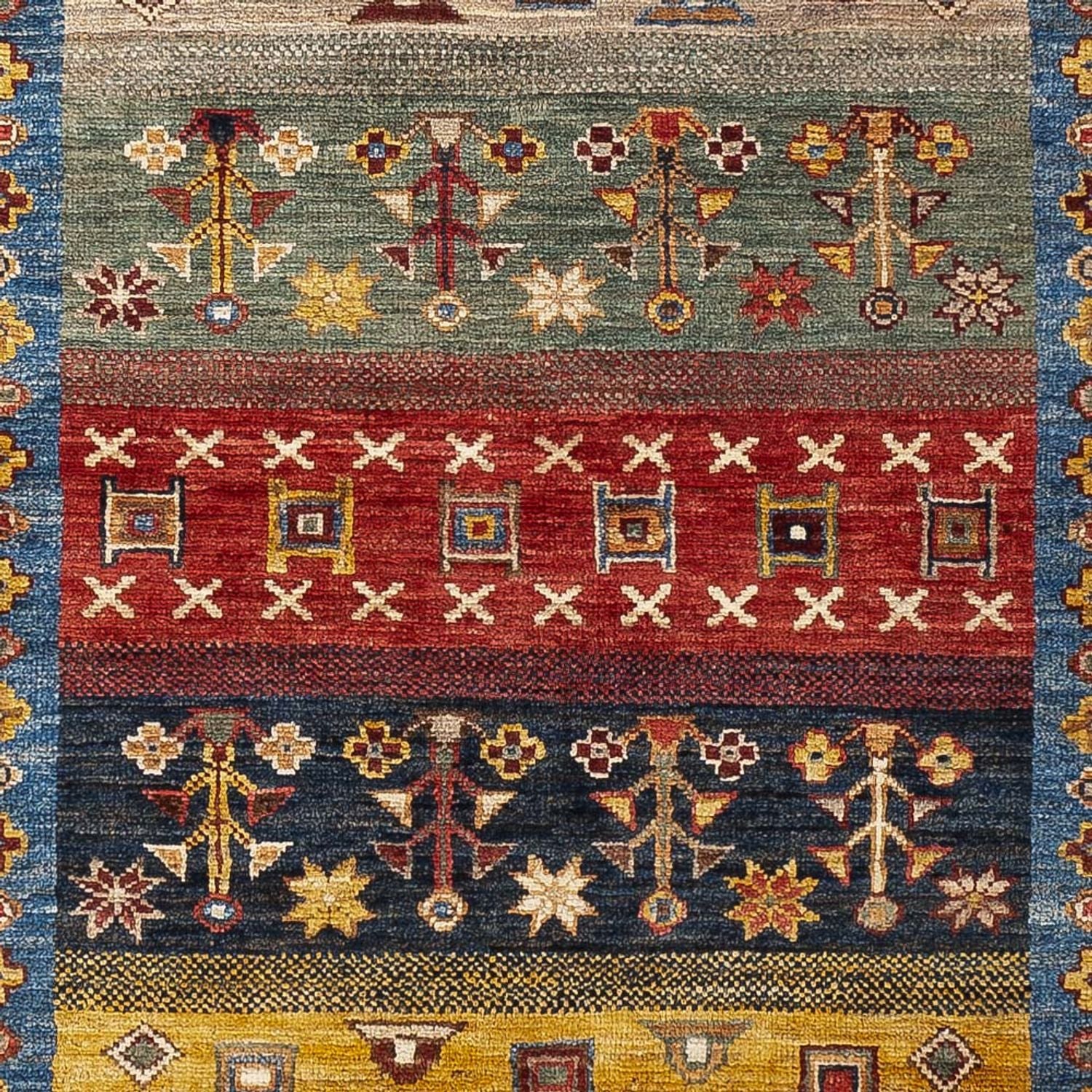 Tappeto Gabbeh - Loribaft Persero - 148 x 105 cm - multicolore