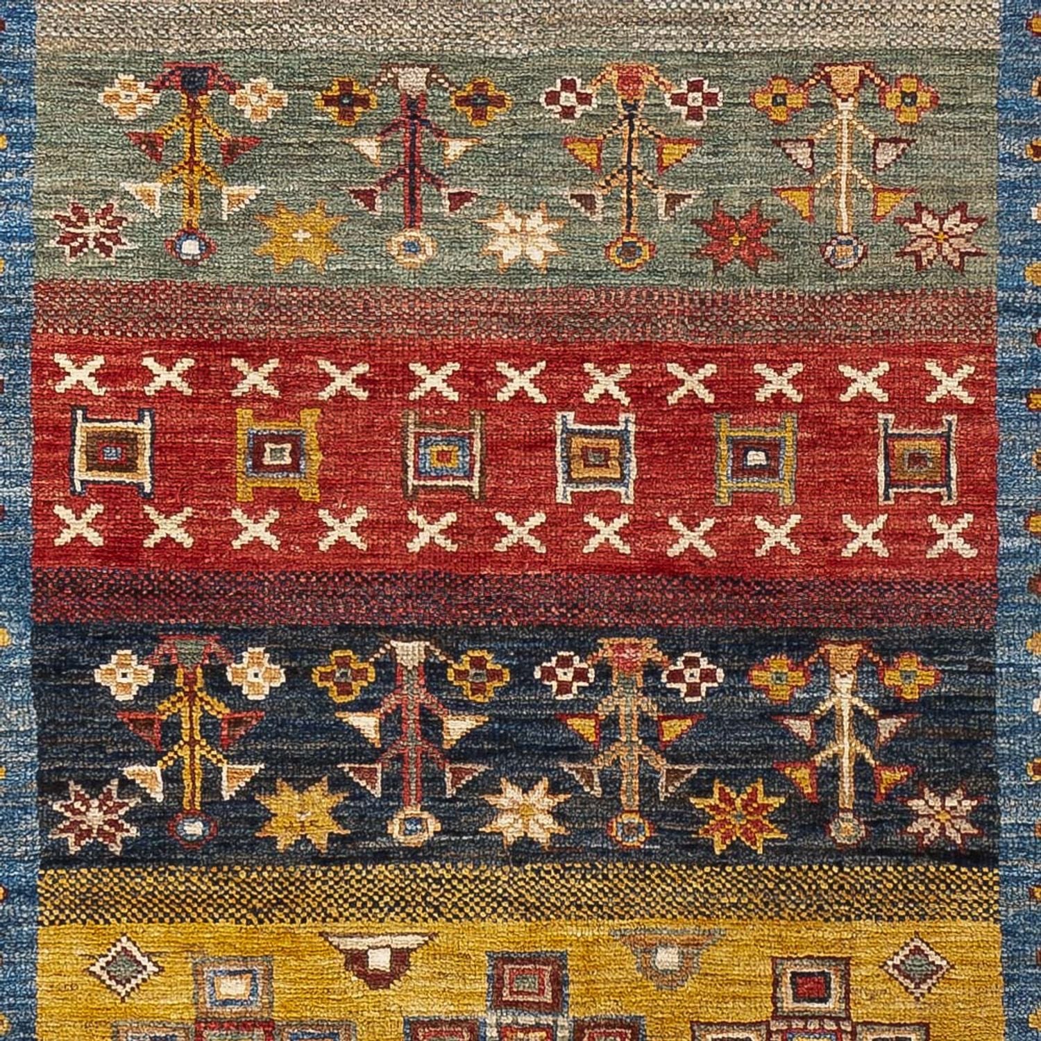 Tappeto Gabbeh - Loribaft Persero - 143 x 105 cm - multicolore