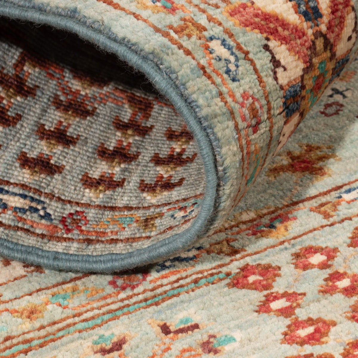 Tappeto Ziegler - Ariana - 119 x 86 cm - blu chiaro