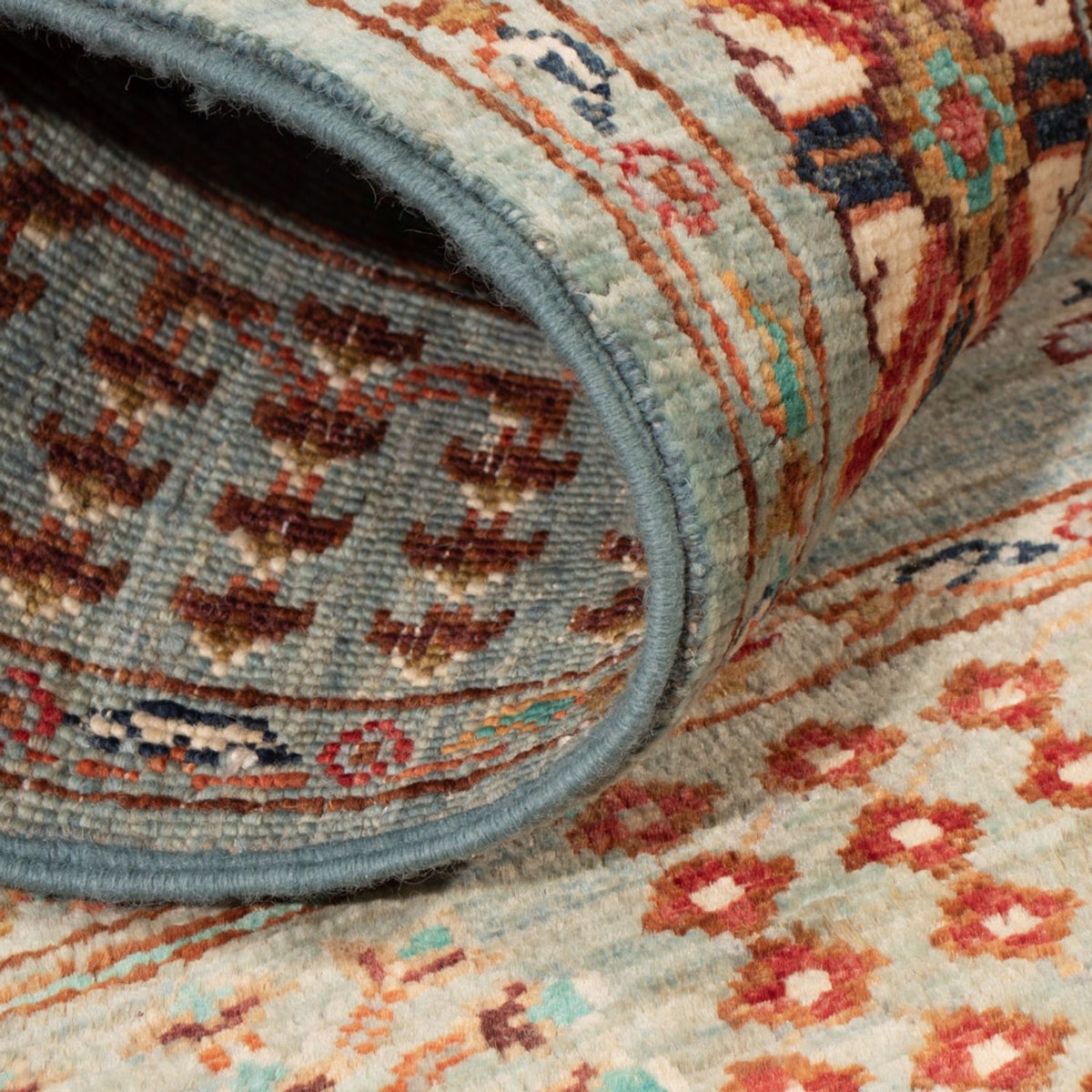 Tappeto Ziegler - Ariana - 119 x 86 cm - blu chiaro