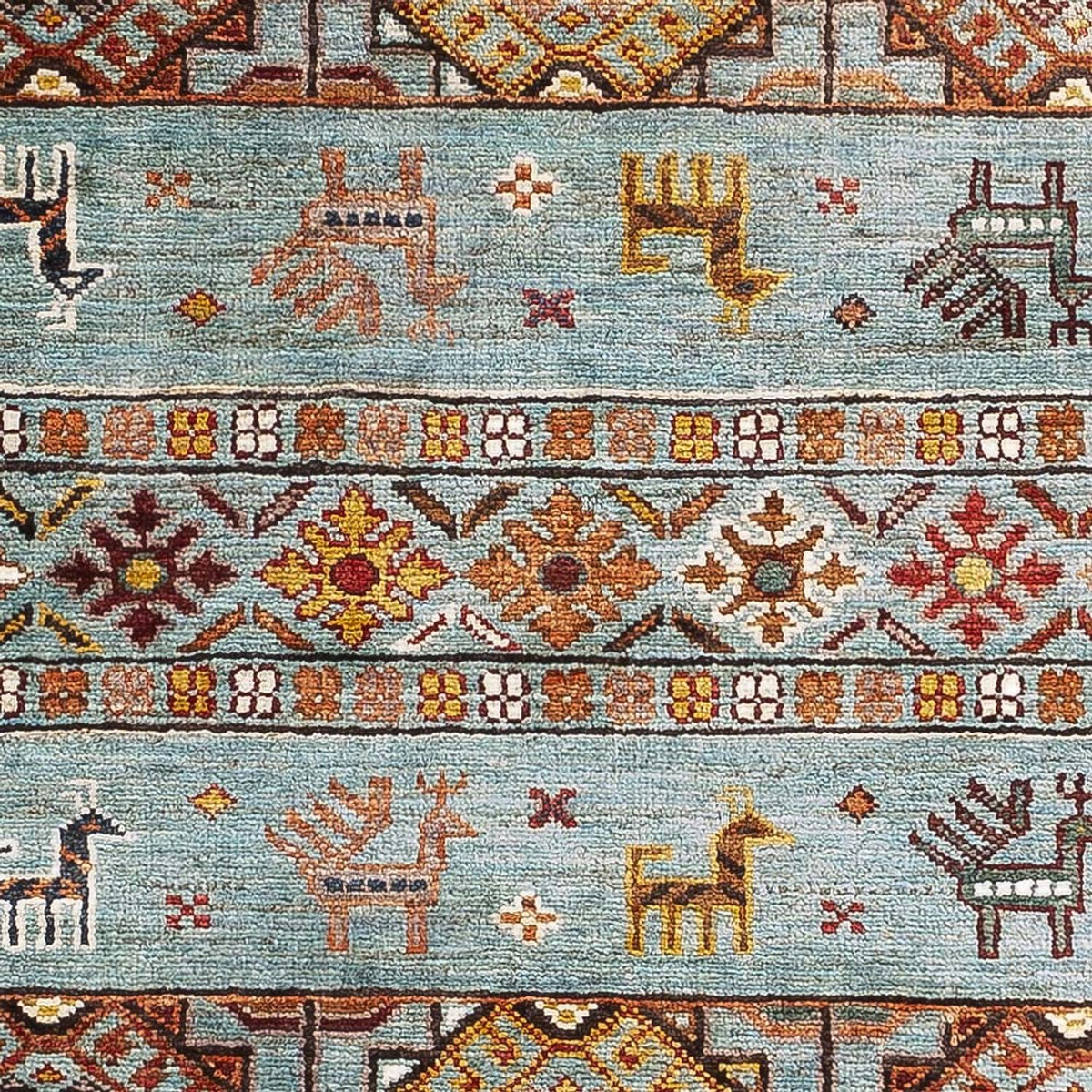 Tappeto Ziegler - Ariana - 122 x 83 cm - blu chiaro