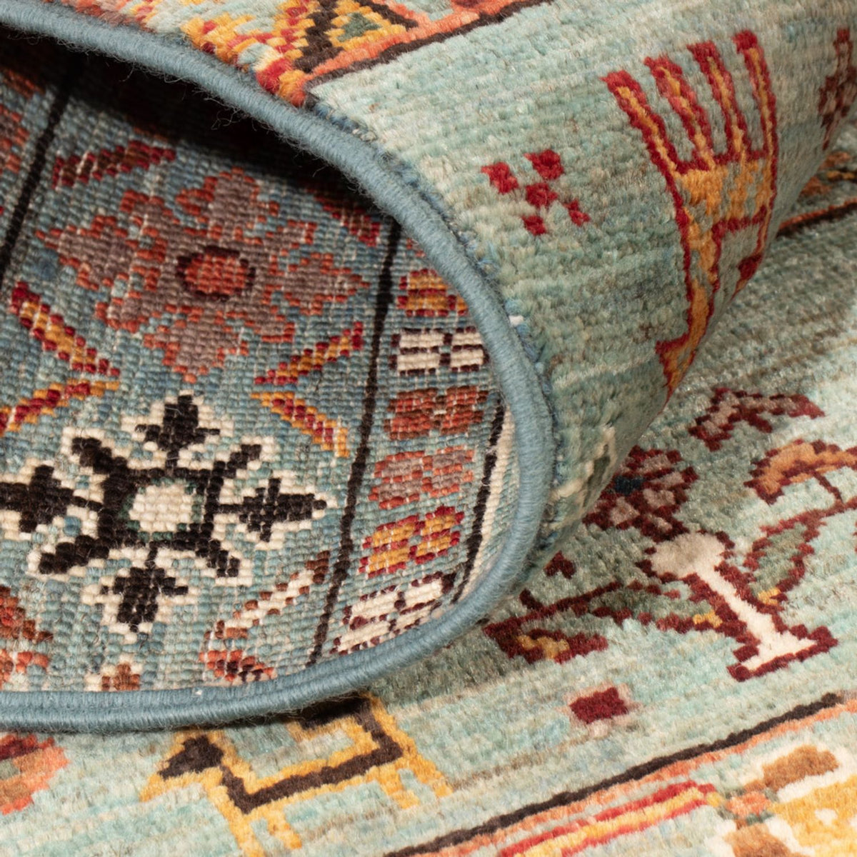 Tappeto Ziegler - Ariana - 122 x 83 cm - blu chiaro