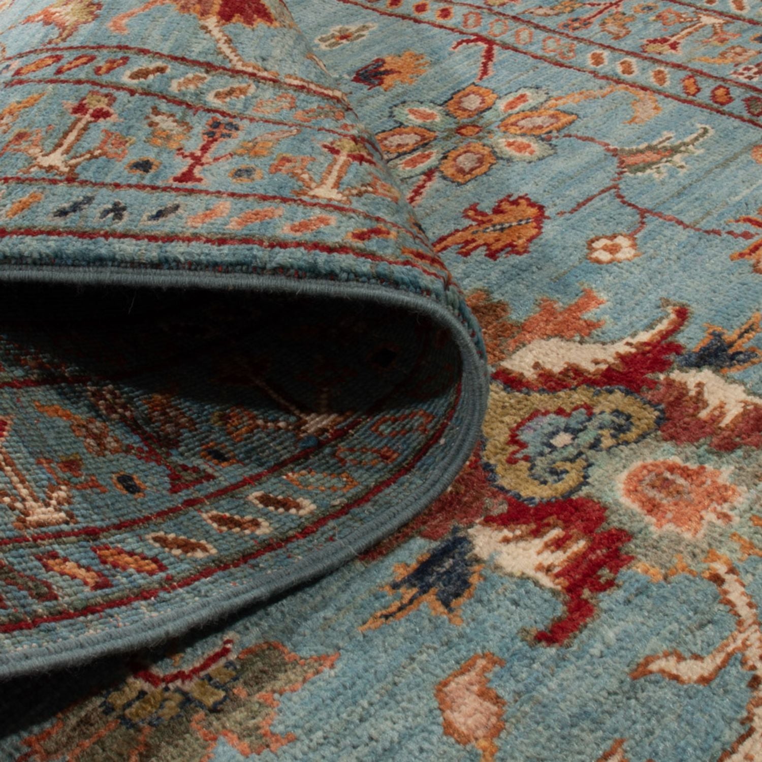 Tappeto corsia Tappeto Ziegler - Ariana - 235 x 85 cm - blu
