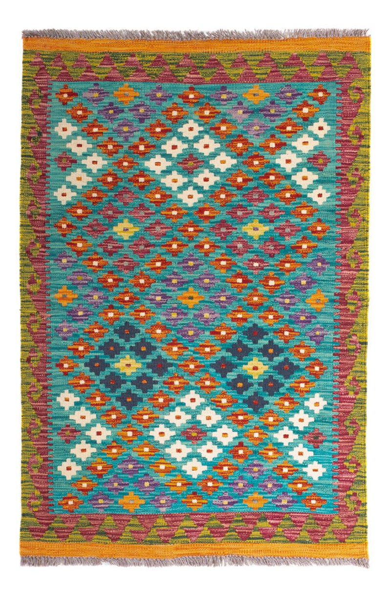 Tappeto Kelim - Splash - 131 x 92 cm - multicolore