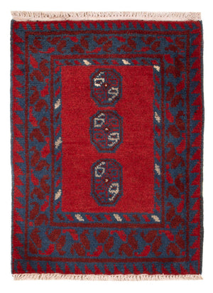 Tappeto afgano - Filpa - 66 x 49 cm - rosso