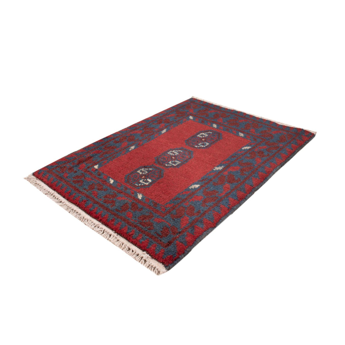 Tappeto afgano - Filpa - 66 x 49 cm - rosso