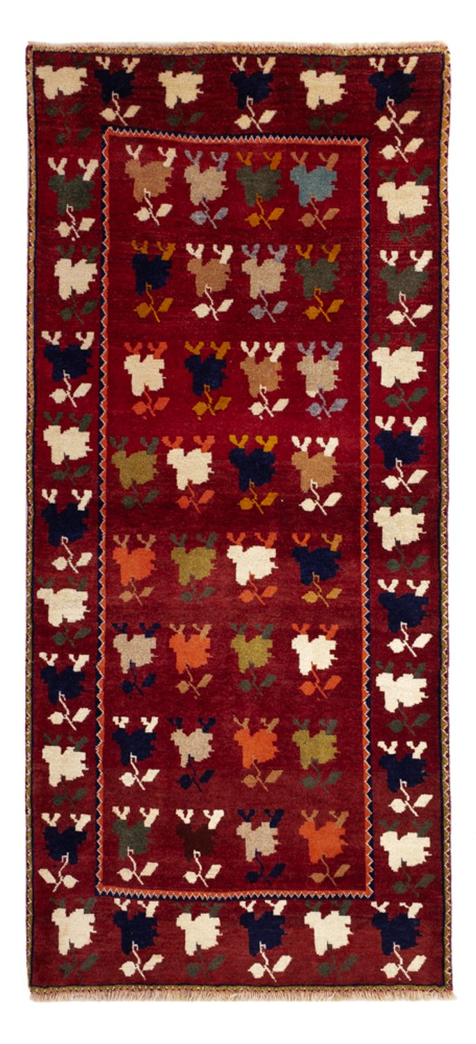 Tappeto corsia Tappeto Persero - Nomade - 190 x 83 cm - rosso scuro