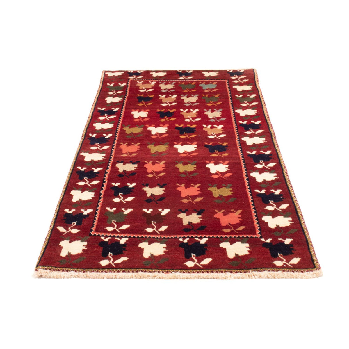 Tappeto corsia Tappeto Persero - Nomade - 190 x 83 cm - rosso scuro