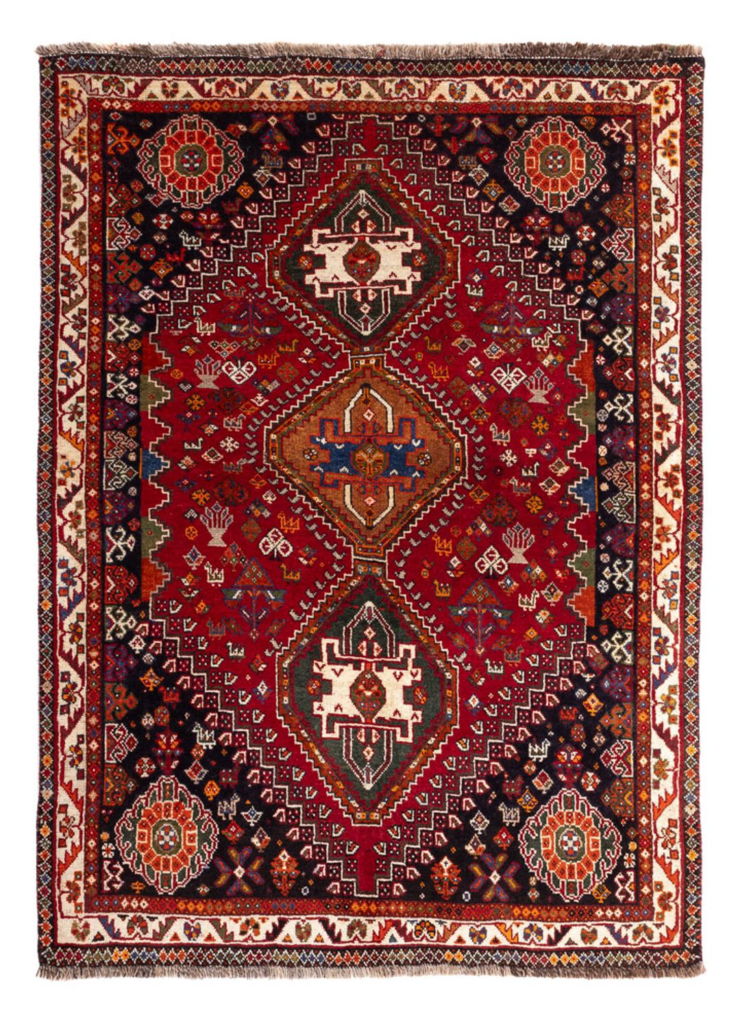 Tappeto Persero - Nomade - 156 x 110 cm - rosso scuro