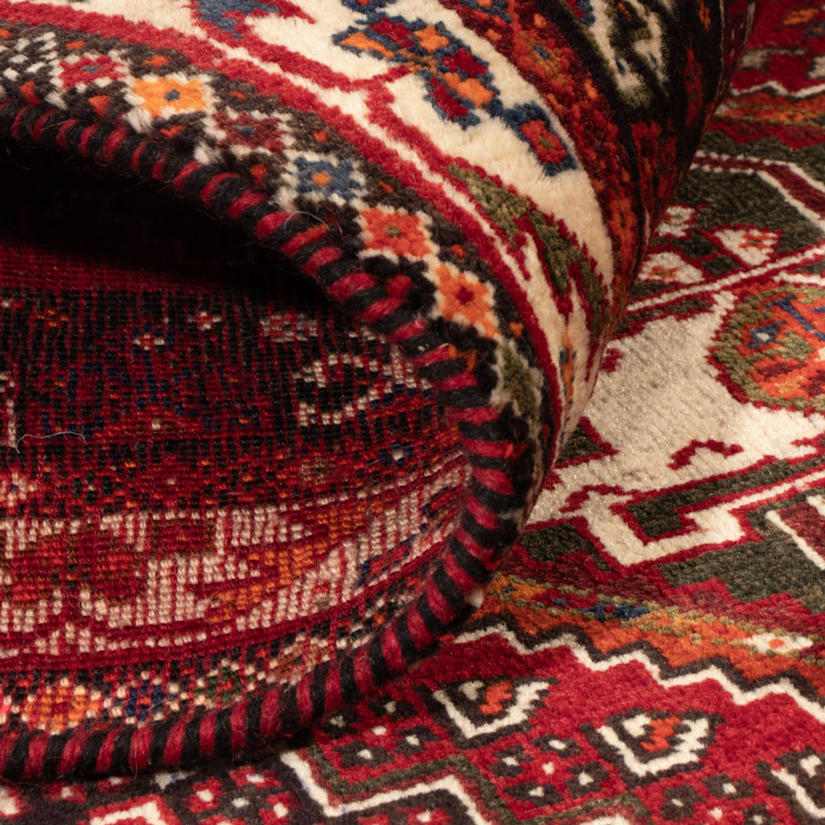 Tappeto Persero - Nomade - 156 x 110 cm - rosso scuro