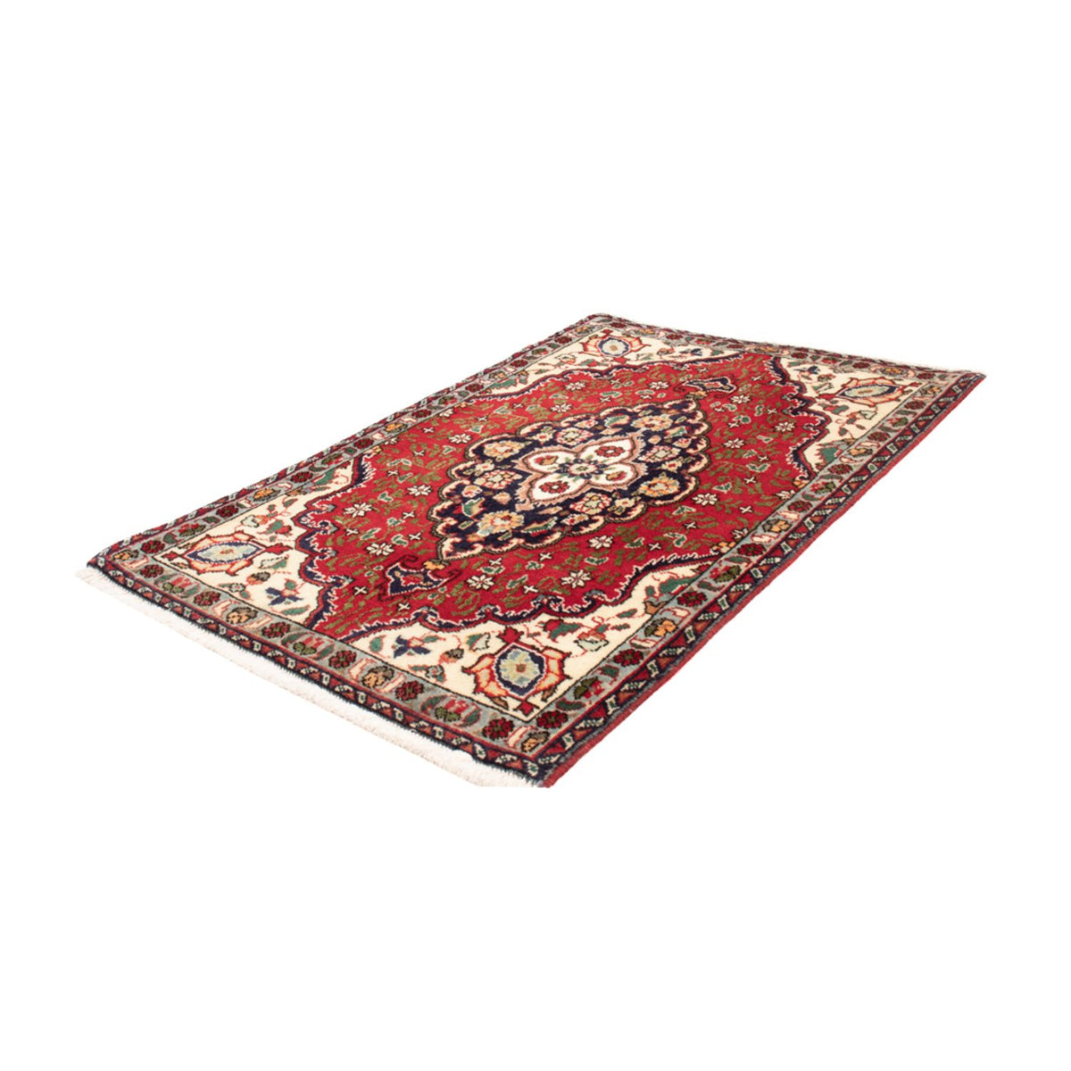 Tappeto Persero - Tabriz - 86 x 58 cm - rosso