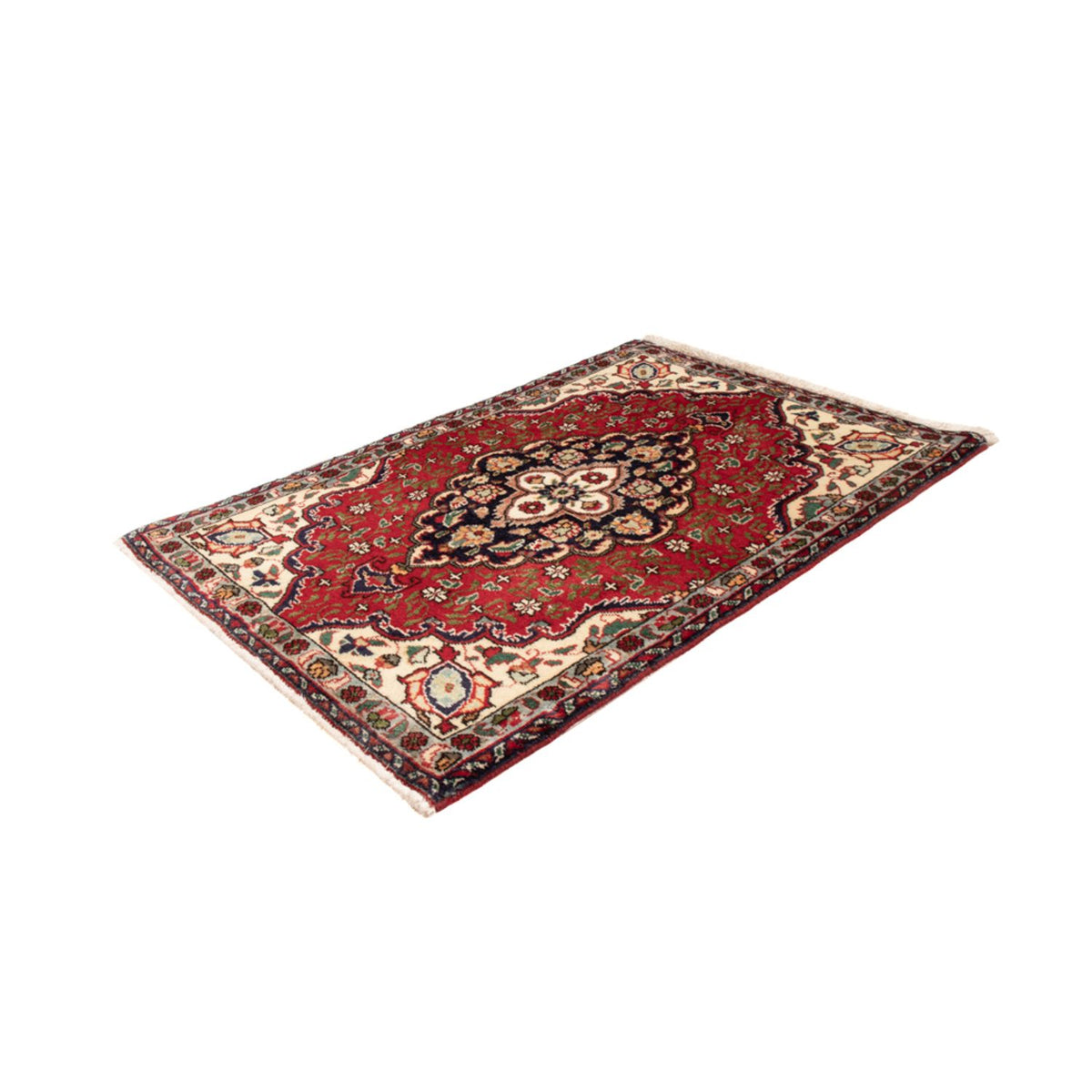 Tappeto Persero - Tabriz - 86 x 56 cm - rosso