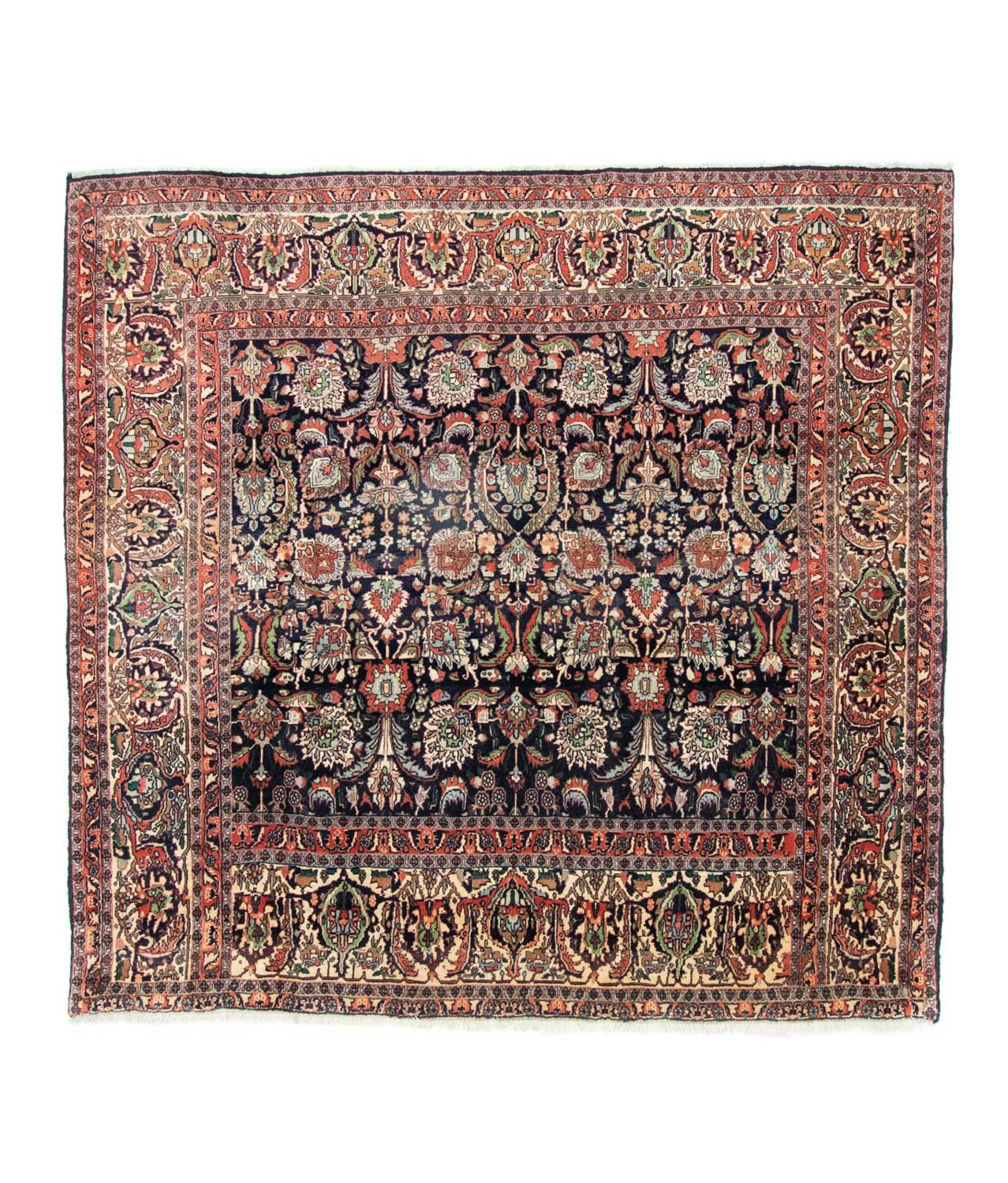Tappeto Persero - Bidjar quadrato  - 197 x 187 cm - blu