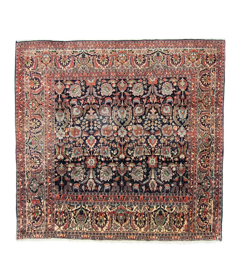 Tappeto Persero - Bidjar quadrato  - 197 x 187 cm - blu