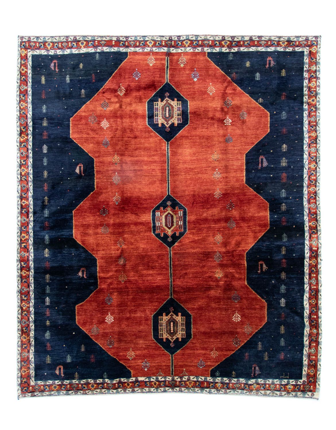 Tappeto Persero - Nomade - 292 x 259 cm - blu