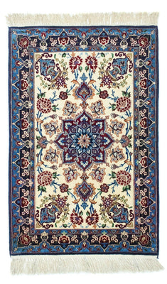 Tappeto Persero - Isfahan - Premio - 105 x 71 cm - blu