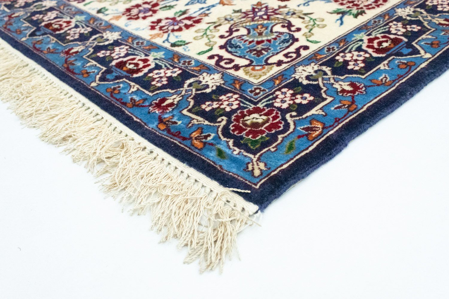 Tappeto Persero - Isfahan - Premio - 105 x 71 cm - blu