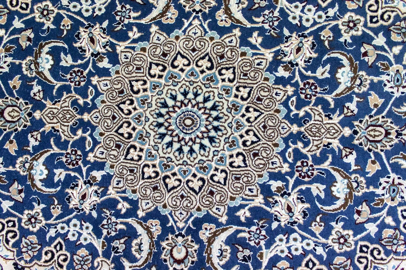 Tappeto Persero - Nain - 135 x 89 cm - blu
