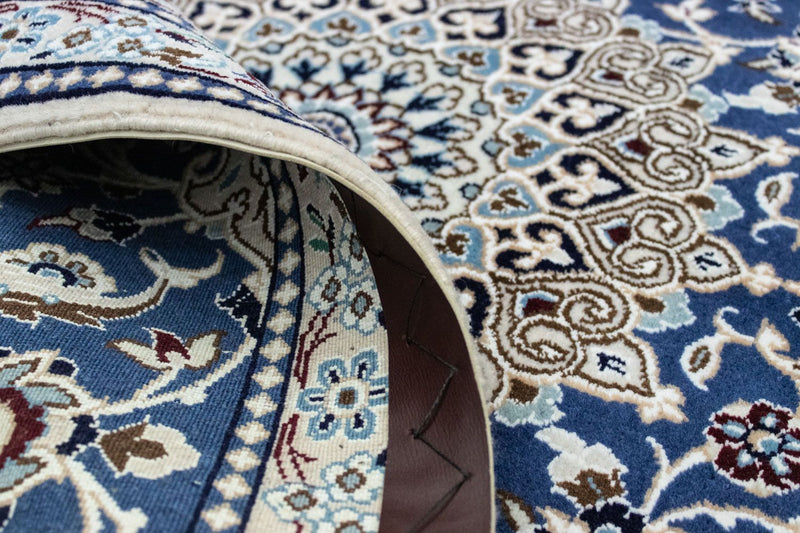 Tappeto Persero - Nain - 135 x 89 cm - blu