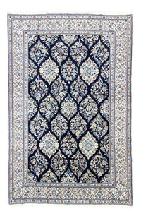 Tappeto Persero - Nain - Reale - 342 x 250 cm - blu scuro