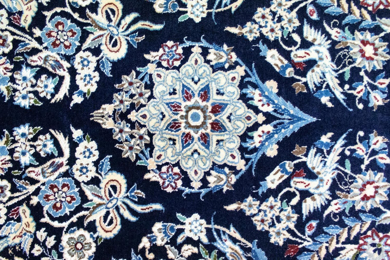 Tappeto Persero - Nain - Reale - 342 x 250 cm - blu scuro